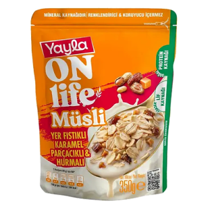 Fıstıklı Karamel Parçacıklı & Hurmalı Müsli