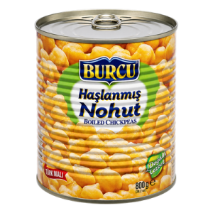 Haşlanmış Nohut Konservesi
