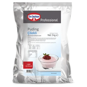 Çilekli Puding