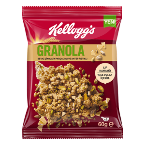 Beyaz Çikolatalı & Antep Fıstıklı Granola