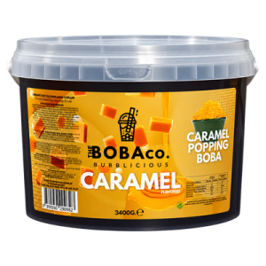 Karamel Aromalı Bubble Tea