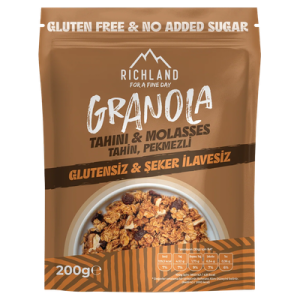 Glütensiz Tahin Pekmez Granola